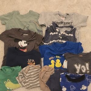 All 12 T Shirts!!! Old Navy Kids Mickey Mouse Tee And More!